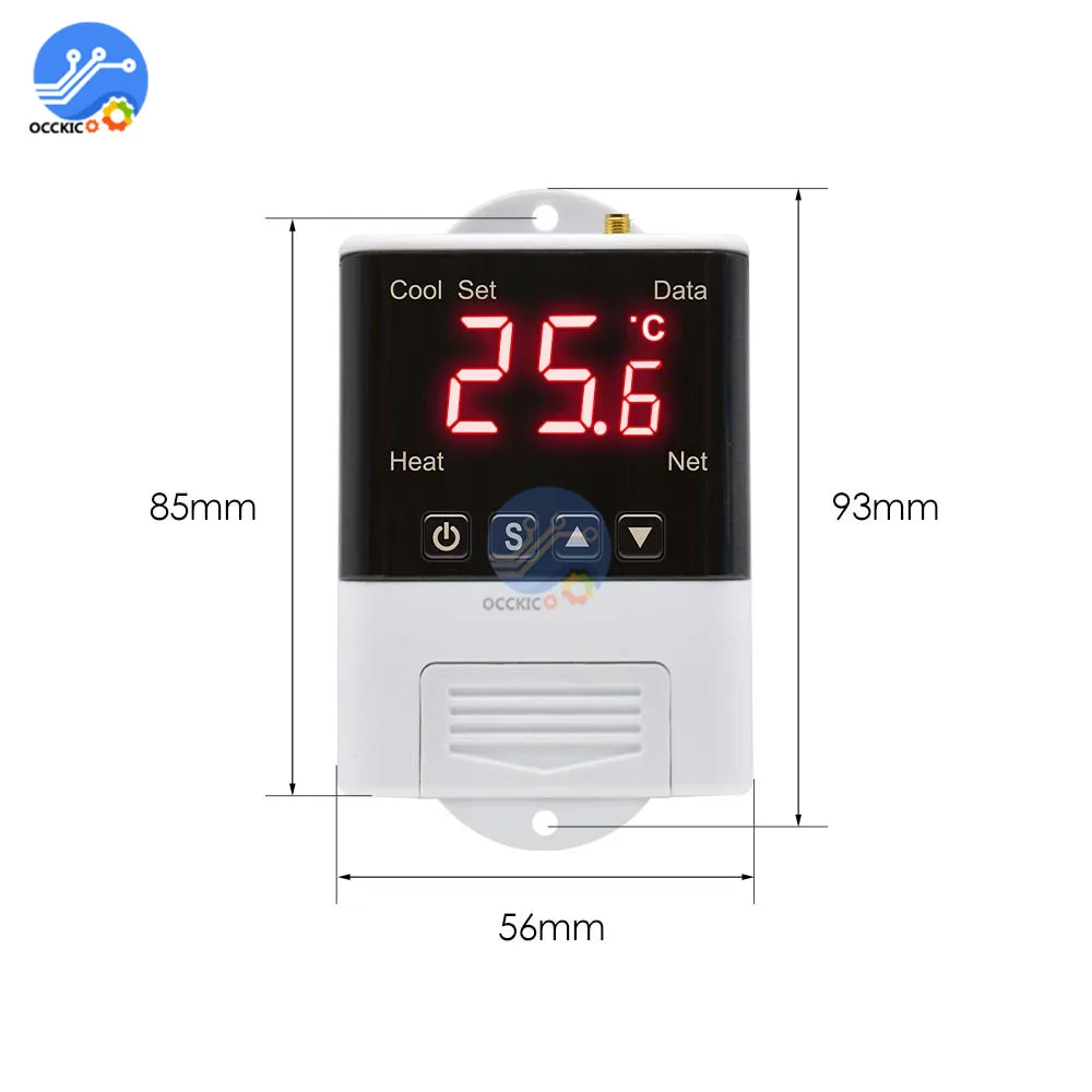 Беспроводной термостат для умного дома Aquariu DS18B20 Wi Fi датчик NTC AC110 220V цифровой