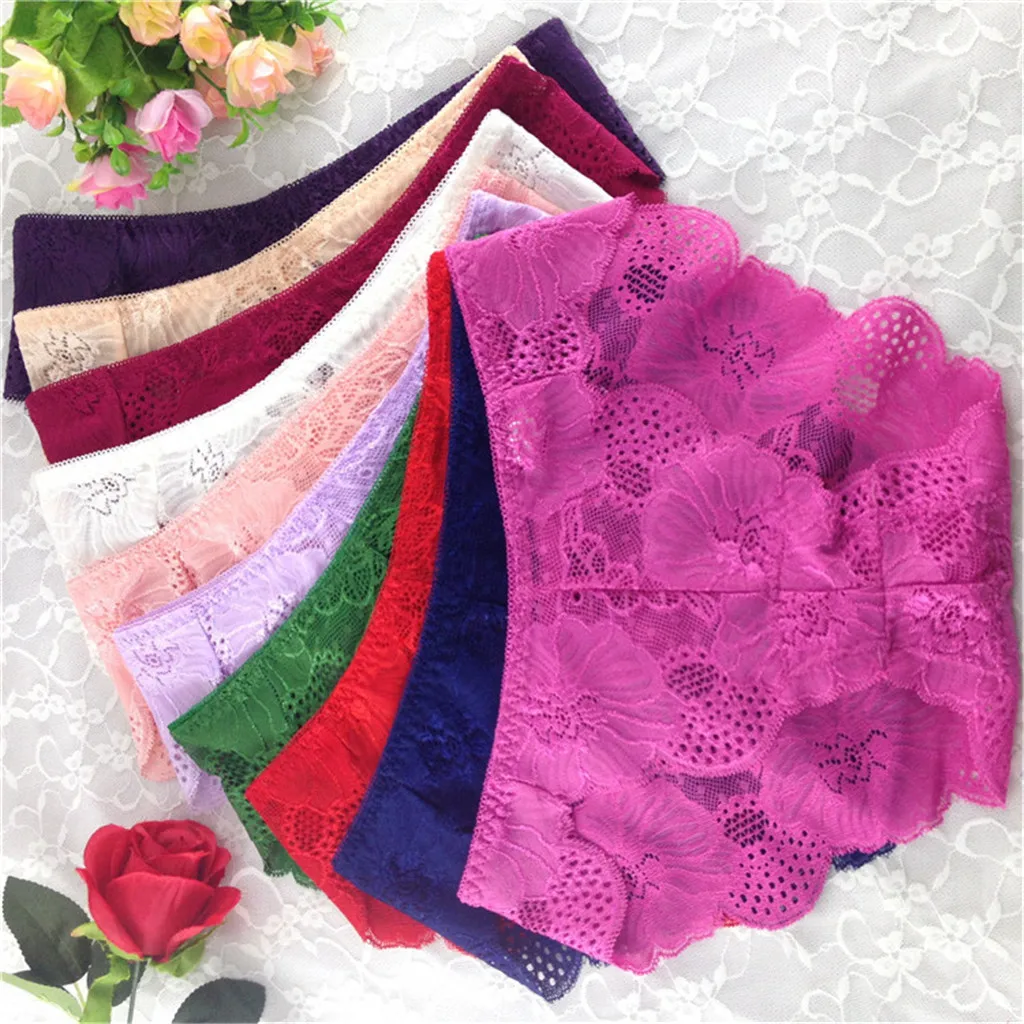 2020 женские сексуальные прозрачные кружевные трусы Брендовое водорастворимое