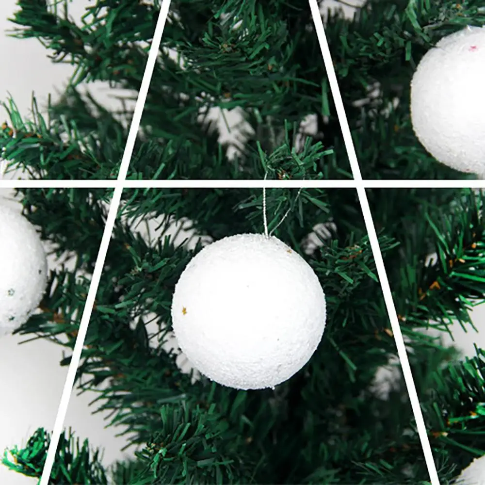 6 шт. Рождественская елка украшения шар из пены белый ремесло DIY шары для