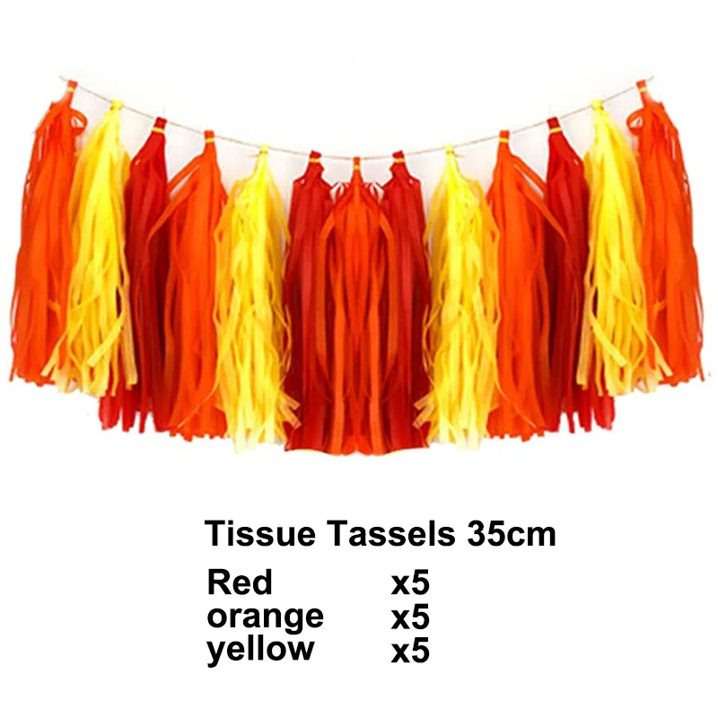 Пожарная вечерние украшение торта пожарный день рождения воздушный шар баннер