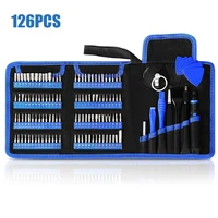 126pcs precision screwdriver set professional electronics repair tool kit for cell phone tablet laptop