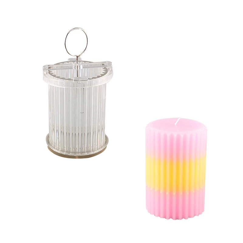 DIY Ручная работа вертикальная полоса форма для изготовления свечей