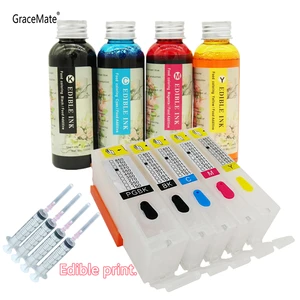 pgi 750 751 empty refillable ink cartridge colors cake ink make food for canon pixma mg5470 mg5670 ix6770 mg5570 ix6870 free global shipping