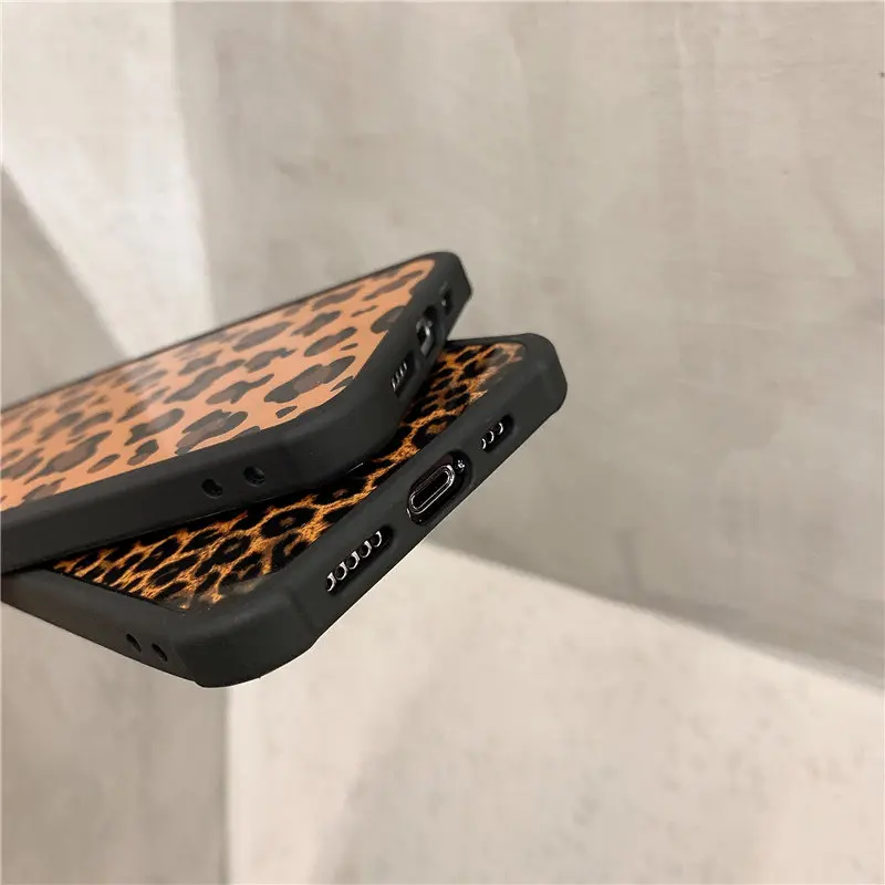 

Leopard Print Milk Cow Zebra Stripe Phone Case for IPhone 12 11 7 8 Plus Pro Max Mini XR X XS SE 2020 Shockproof Hard Back Cover