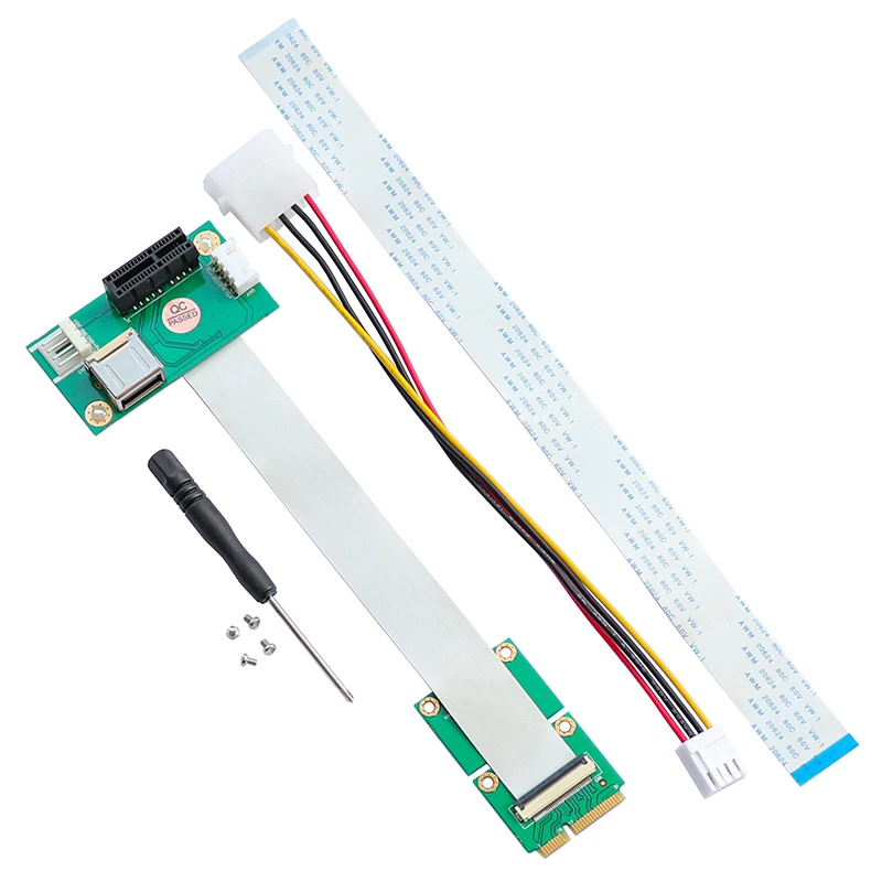 Мини PCI E для Express 1X удлинитель адаптер карта с USB переходником Прямая