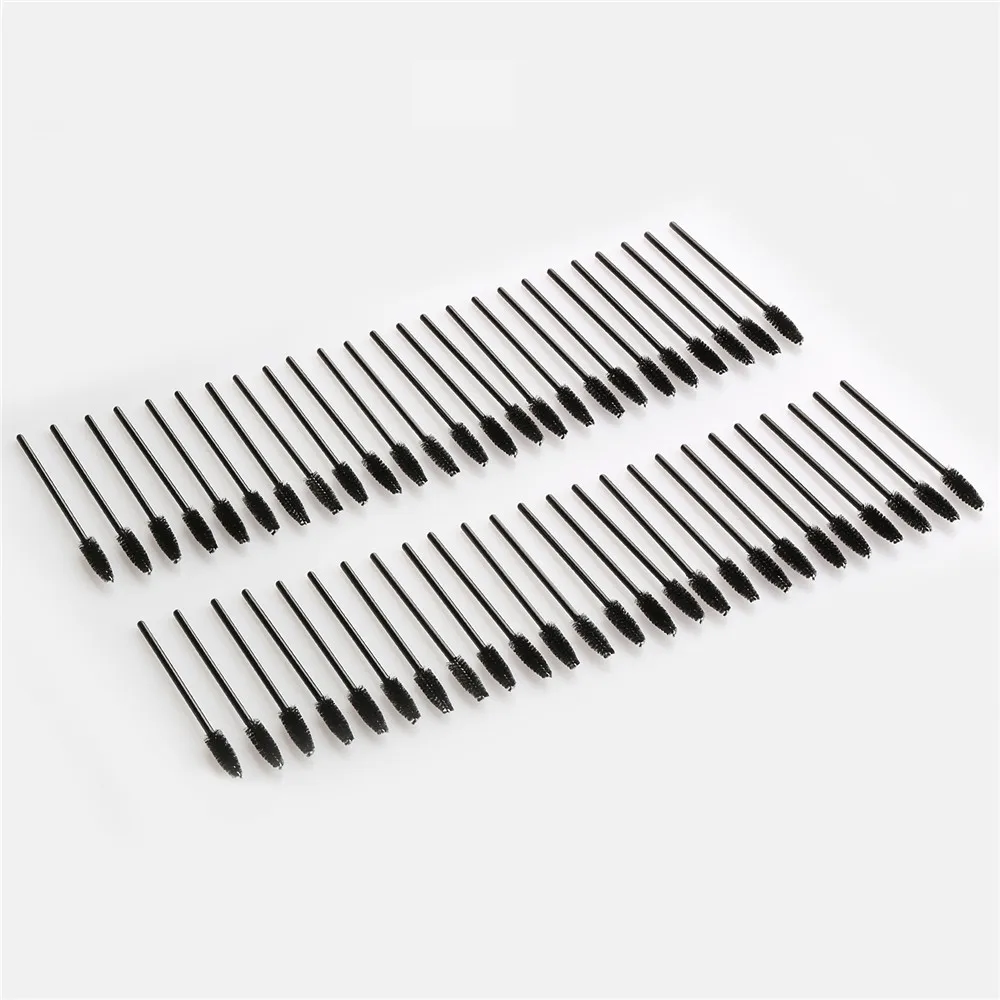 

Wholesale 300Pcs Eyelash brush Disposable Red Mascara Brush Micro Eyebrow Brush Wands Applicator Brushes Comb Beauty Tools