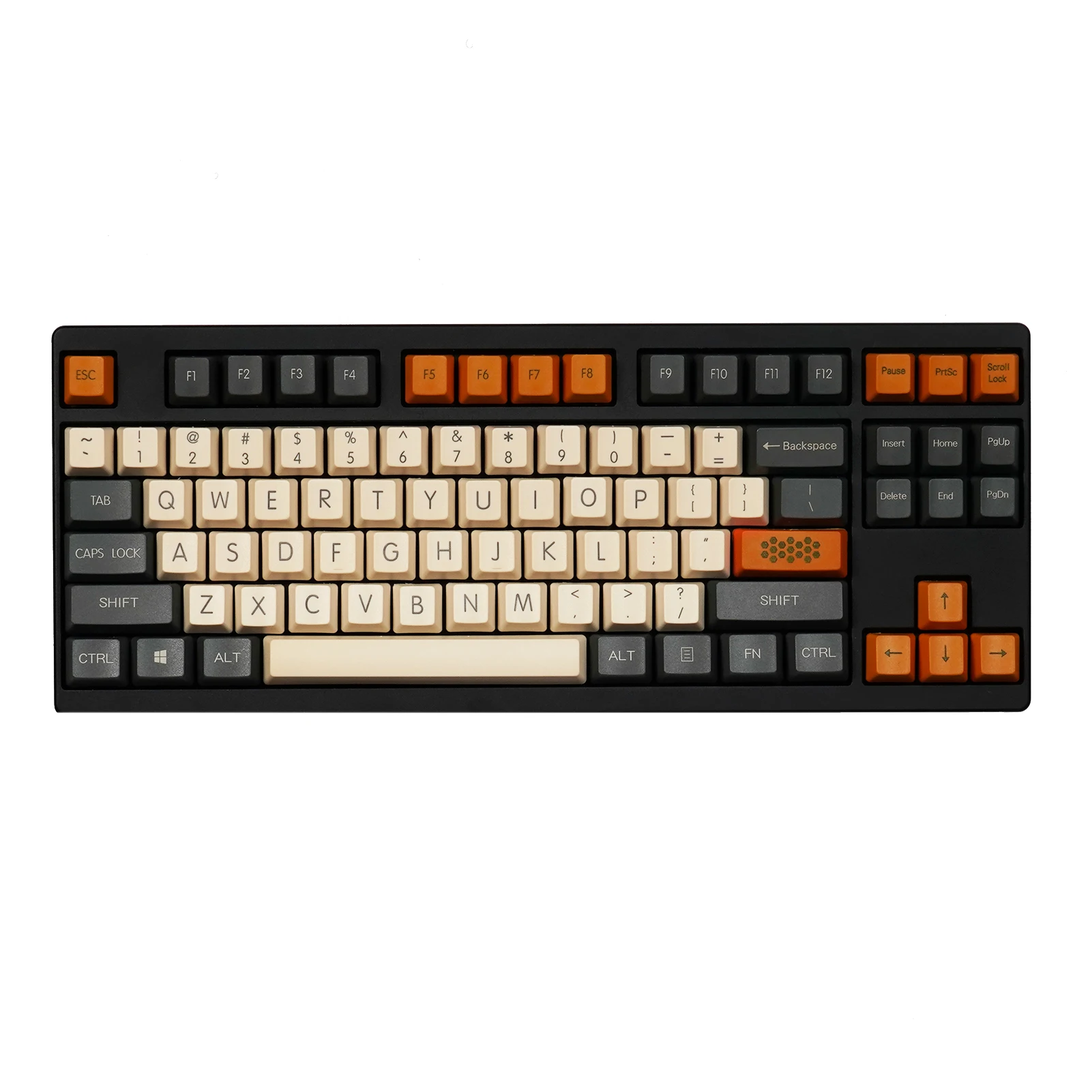 

Набор ключей для механической клавиатуры IDOBAO Carbon 61, 87, 104, толстые колпачки из PBT, для OEM профиля, подходит для механической клавиатуры MX