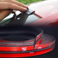 4m car roof protector seal noise insulation auto weatherstrip front rear windshield edge sealing strip sticker car accessory