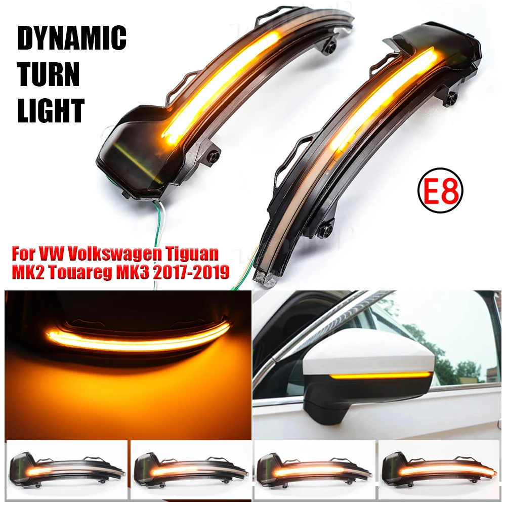 Динамический светодиодный поворотник светильник зеркало заднего вида Индикатор