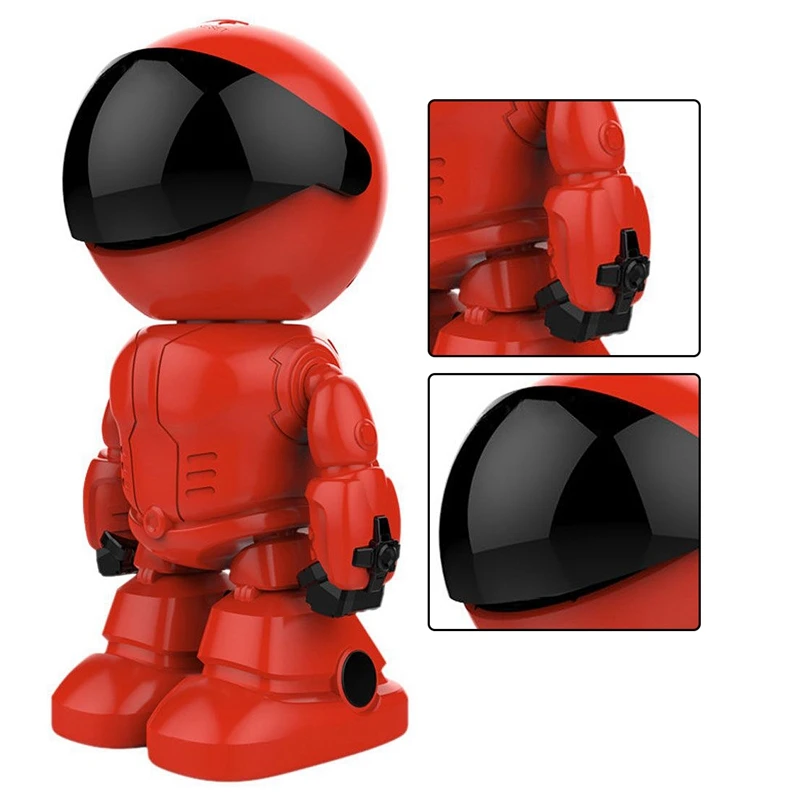 

Камера видеонаблюдения 1080P HD робот автоматическое слежение Двусторонняя аудиосвязь PTZ Беспроводная сетевая камера