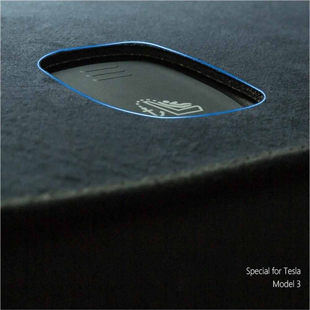 

Dashboard Light Proof Mat Insulation Pad for Tesla Model 3 Rear Window Sunshade Cover Heat Insulation Flocking Pads 2017-2021