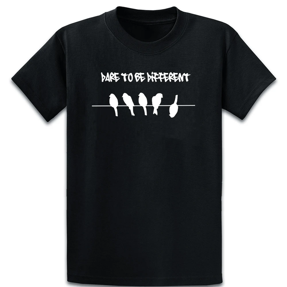 Dare To Be Different Birds On A Wire Футболка наряд короткий рукав дизайнерский Размер S 5xl против