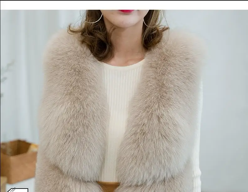 ZDFURS* шуба из натурального Лисьего меха дизайнерская женская зимняя шуба из настоящего лисьего меха Съемная шуба из натурального меха Женская Короткая Меховая жилетка жилеты
