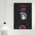 Рисунок на холсте аниме Konan akatsuki, настенное художественное украшение для гостиной, кабинета, спальни, плакат с анимацией