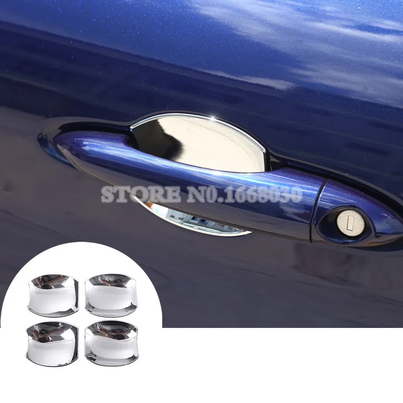 

ABS Chrome Side Door Handle Bowl Trim Cover 4pcs For Alfa Romeo Giulia 2017-2021 Car accesories interior Car decoration