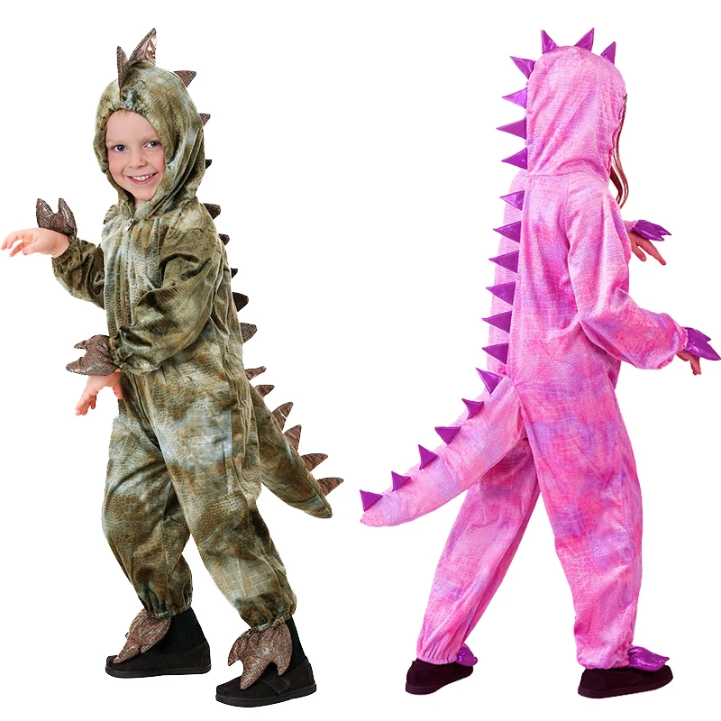 Детский комбинезон с динозаврами T-Rex для вечевечерние на Хэллоуин костюм