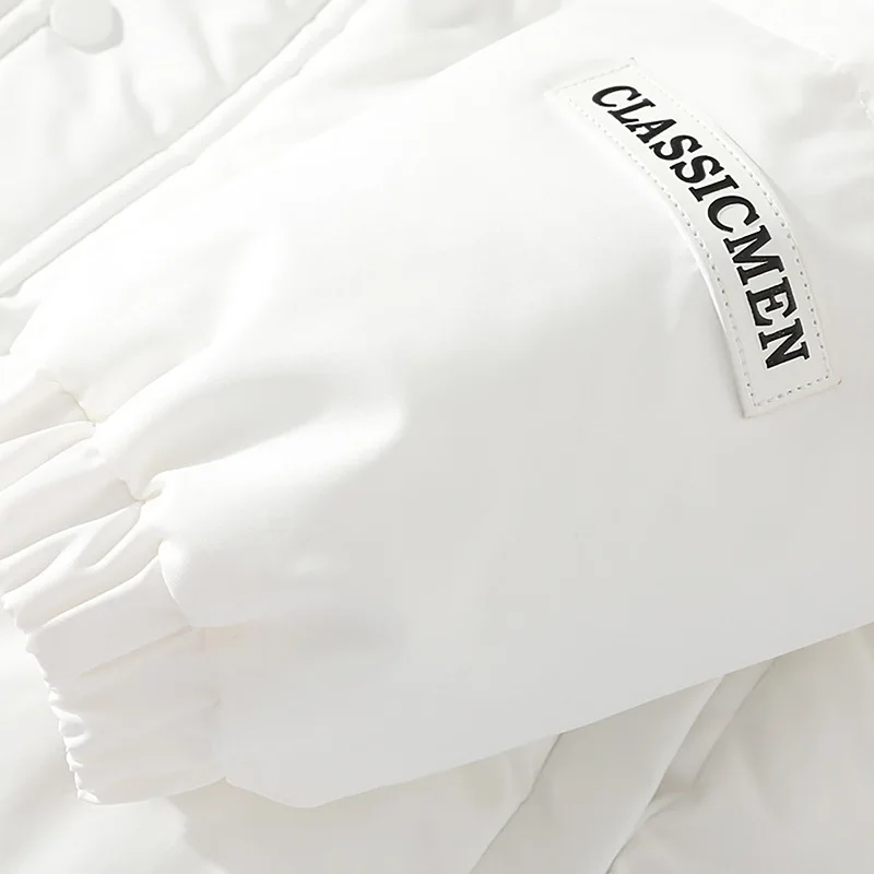 Men's Fashion Hooded Cotton-padded Clothes Autumn/Winter Warmth and Thickening Couple Style Trendy Brand Loose Harajuku Clothing