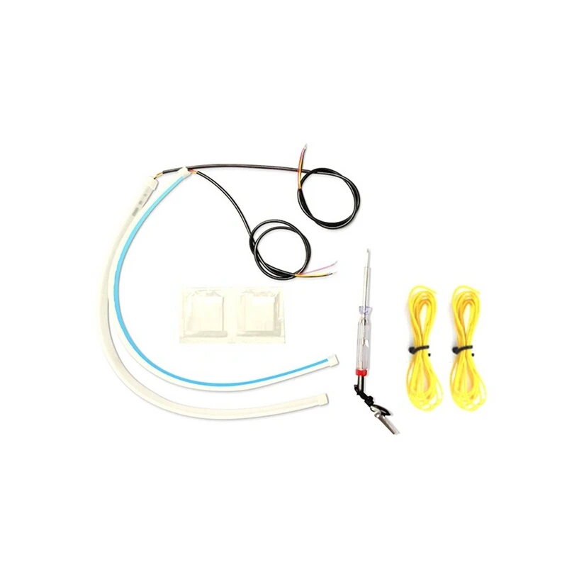 

Iluminaciones Barra Lighting Luces Para Auto Light Led Coche Car Accessories Headlight Daytime Running Universal Signal Lamp