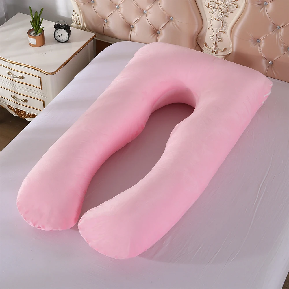 Type 2 Pink Подушка для беременных, подушка для сна для беременных женщин, постельные принадлежности для всего тела, u-образная подушка для длительного сна, многофункциональные подушки для беременных - Цвет: Type 2 Pink