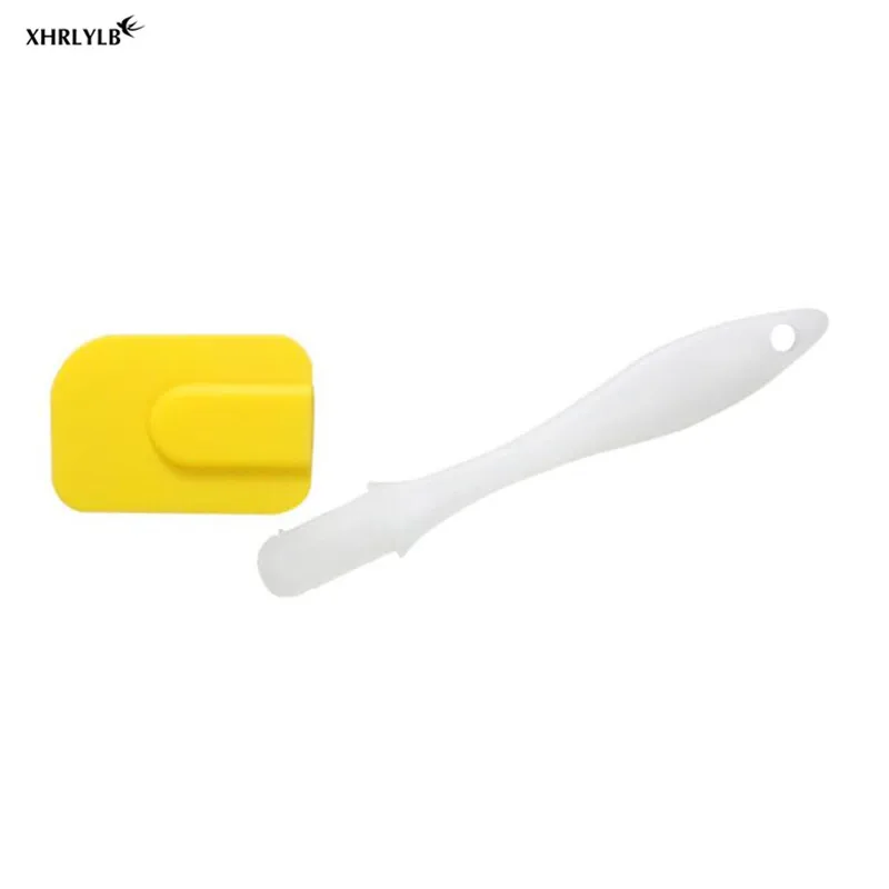 XHRLYLB небольшой силиконовый скребок для крема торта шпатель полупрозрачный