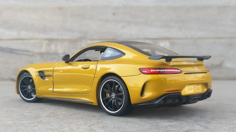 Welly 1/24 1:24 Mercedes Benz AMG GT R спортивный гоночный автомобиль Транспортное средство литье под давлением дисплей Модель игрушки на день рождения для детей мальчиков и девочек