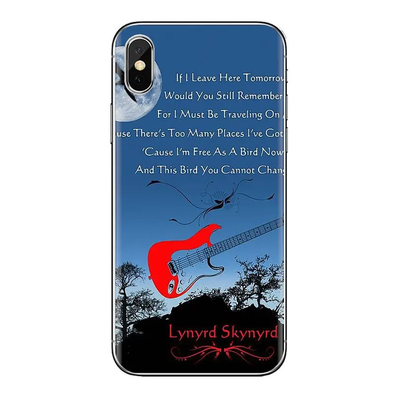 Для iPod Touch Apple iPhone 4 4s 5 5S SE 5C 6 6S 7 8 X XR XS Plus MAX прозрачный мягкий чехол Чехлы Lynyrd Skynyrd US