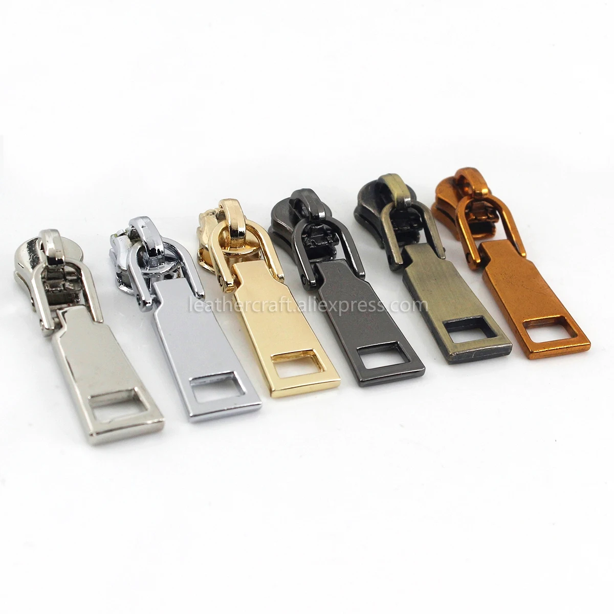 Металлические слайдеры на молнии 5 # для курток одежды пальто Съемники головы