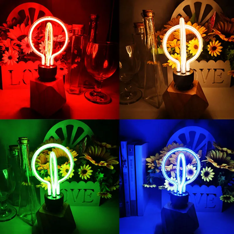 Светодиодный ночник 220 В перем. Тока новинка романтичный теплый белый красный