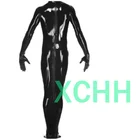Сексуальная экзотическая Сексуальная ручная работа на заказ Черная Мужская латексная Пижама боди сумка с капюшоном БДСМ Для Пар латекс