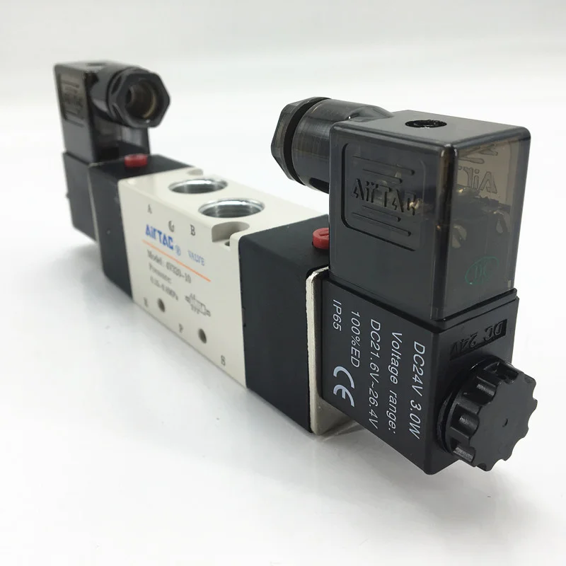 4V320-10 DC24V AC220V пневматические инструменты качественные пневматические компоненты электромагнитный клапан 4V Серия