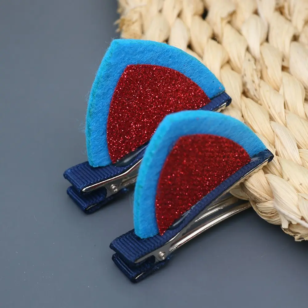 1 пара зажимов милые кошачьи ушки заколки для волос Детские украшения аксессуары