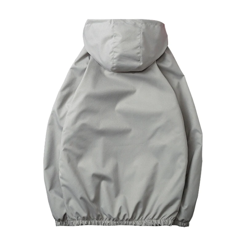 

Men Hoodie Zipper Jacket Spring Autumn Fashion Slim Fit Coat Male Casual Solid Color Jaquetas Parkas Ropa