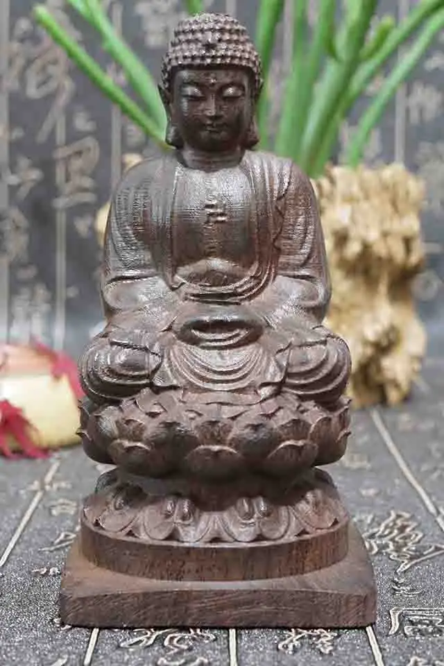 

Aloes wood carving crafts Amitabha Buddha Sakyamuni Buddha big day Tathagata Buddha Guanyin Bodhisattva car ornaments