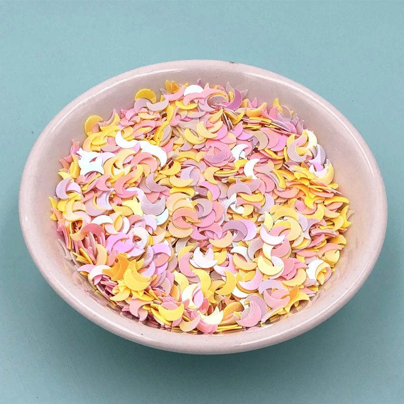 

10g 2-4mm Various Shapes Pink Yellow Mix PVC Sequins For Wedding Sewing Paillette Handcraft Decoration DIY Accessory Lentejuelas