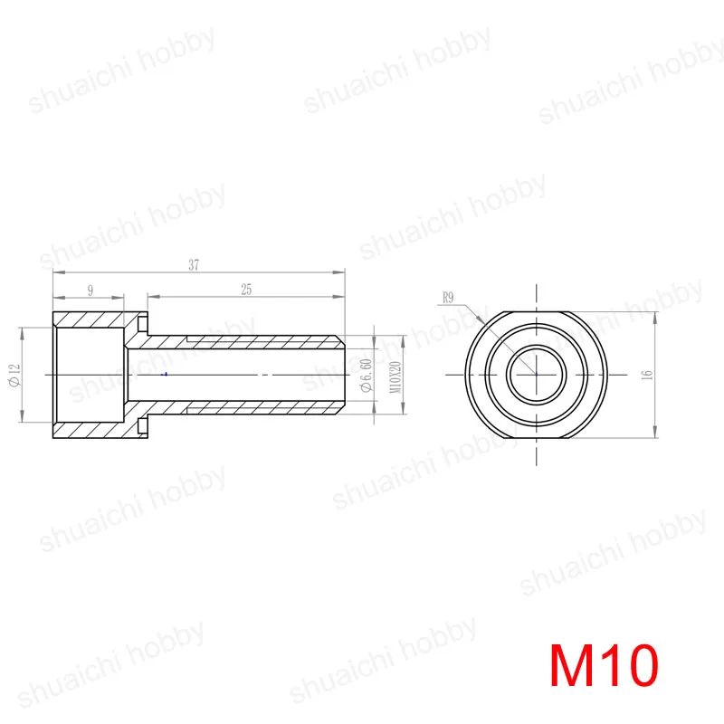 1 шт m8 m10 m16 водонепроницаемые пол