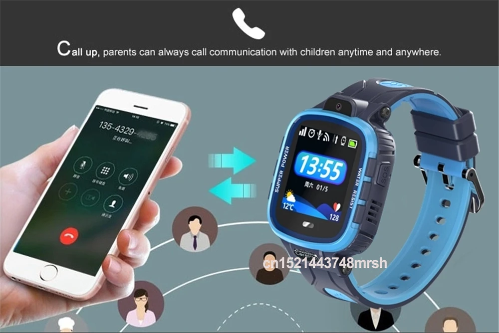 TD26 gps Детские умные часы IP67 Водонепроницаемый SOS трекер анти-потеря умные часы Детские 2G gps Wifi расположение детские часы PK Q50 Q90