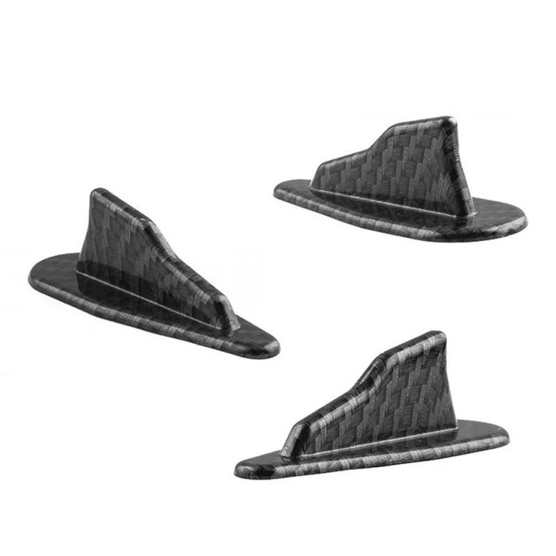 10 шт. черная автомобильная антенна в форме крыши EVO из углеродного