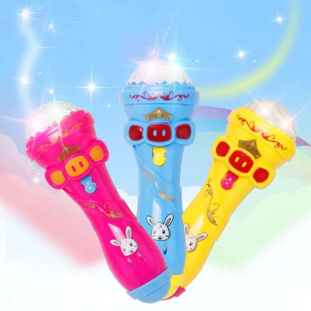 

Children's Luminous Toys Microphone Flash Stick Baby's Toys for girl and boy children and kids