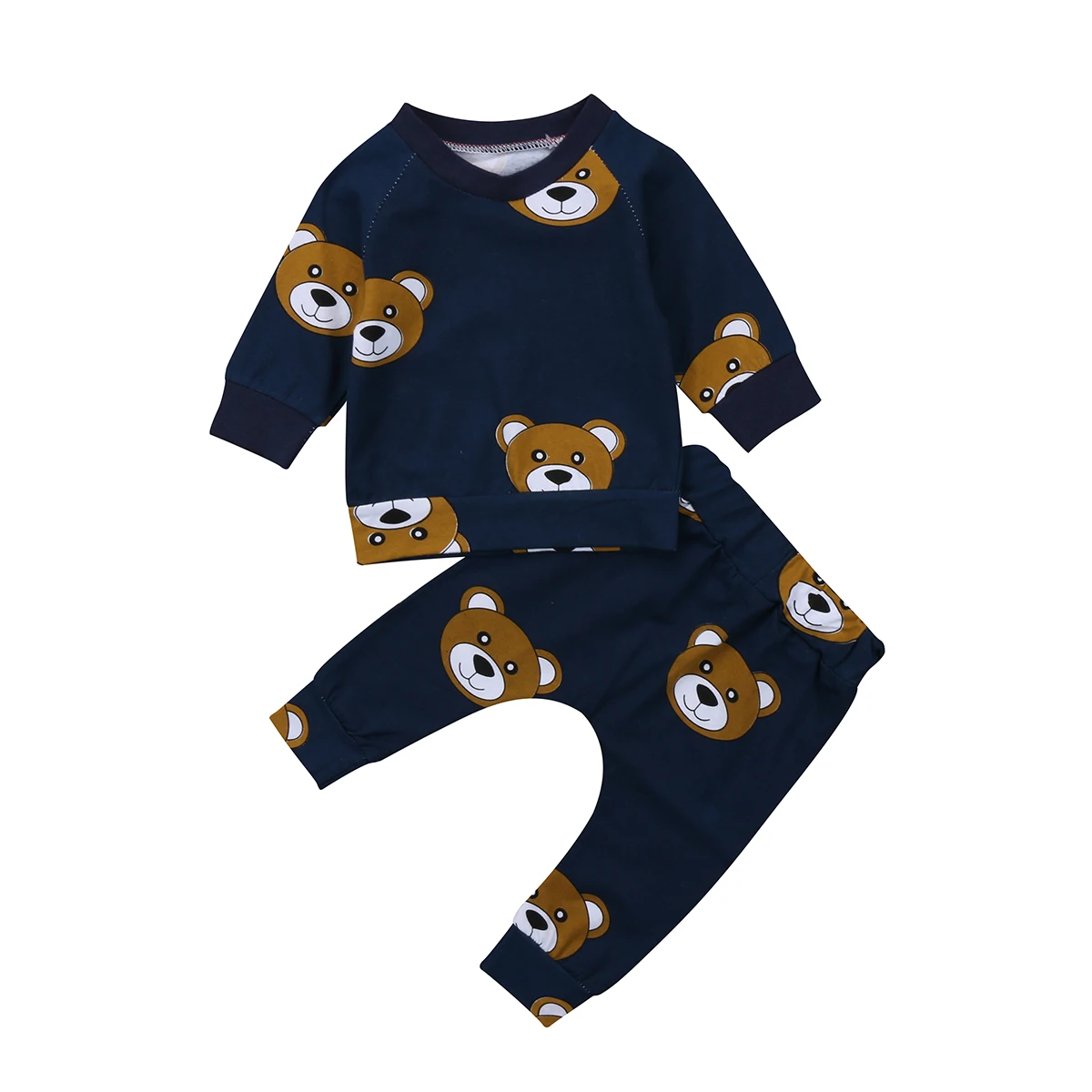 Emmababy 2019 г. Новый картонный медведь комплект одежды для маленьких мальчиков и