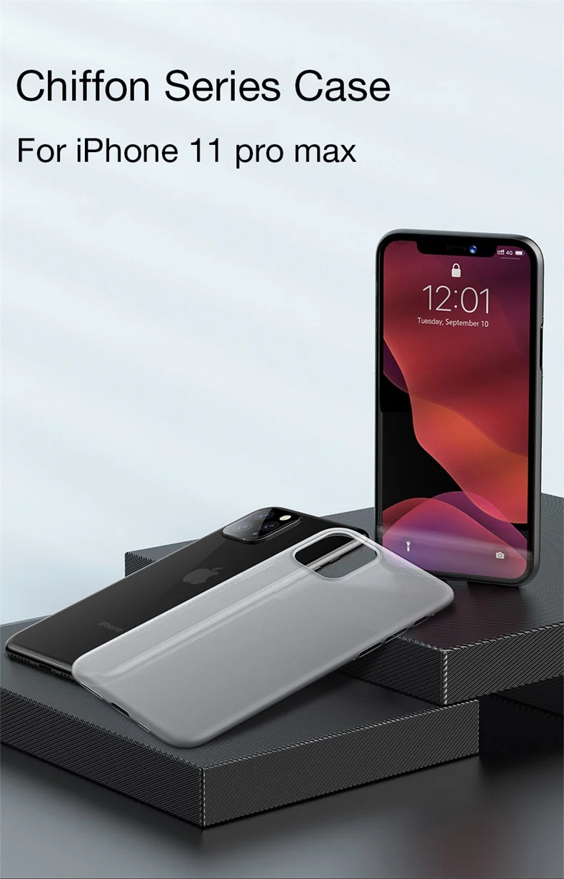 Чехол CAFELE PP для iphone 11 pro max x, Ультра Тонкие Матовые чехлы для Apple iphone 11 pro, модная задняя крышка
