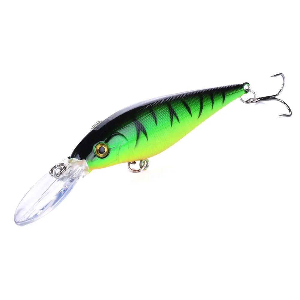 HENGJIA 1 шт. приманка для ловли рыбы Бас Приманка щуки Minnow на высоком каблуке 11 см 10g