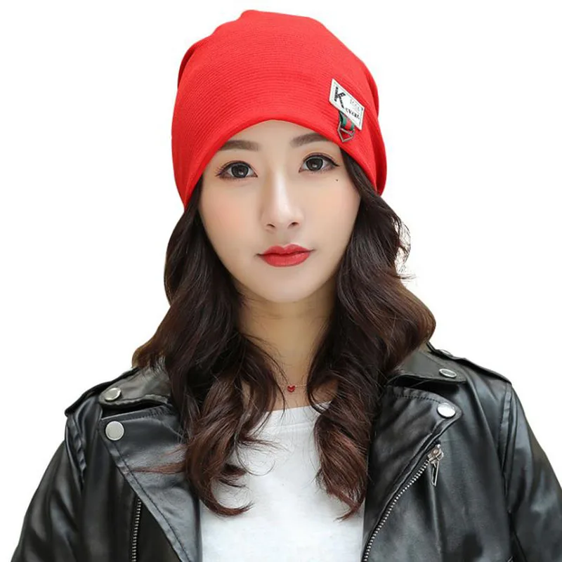 Calymel Spring Skullies Beanie New Style Warmer Cap Knitted Beanies шапка Cotton Female Women's Hat женская | Аксессуары