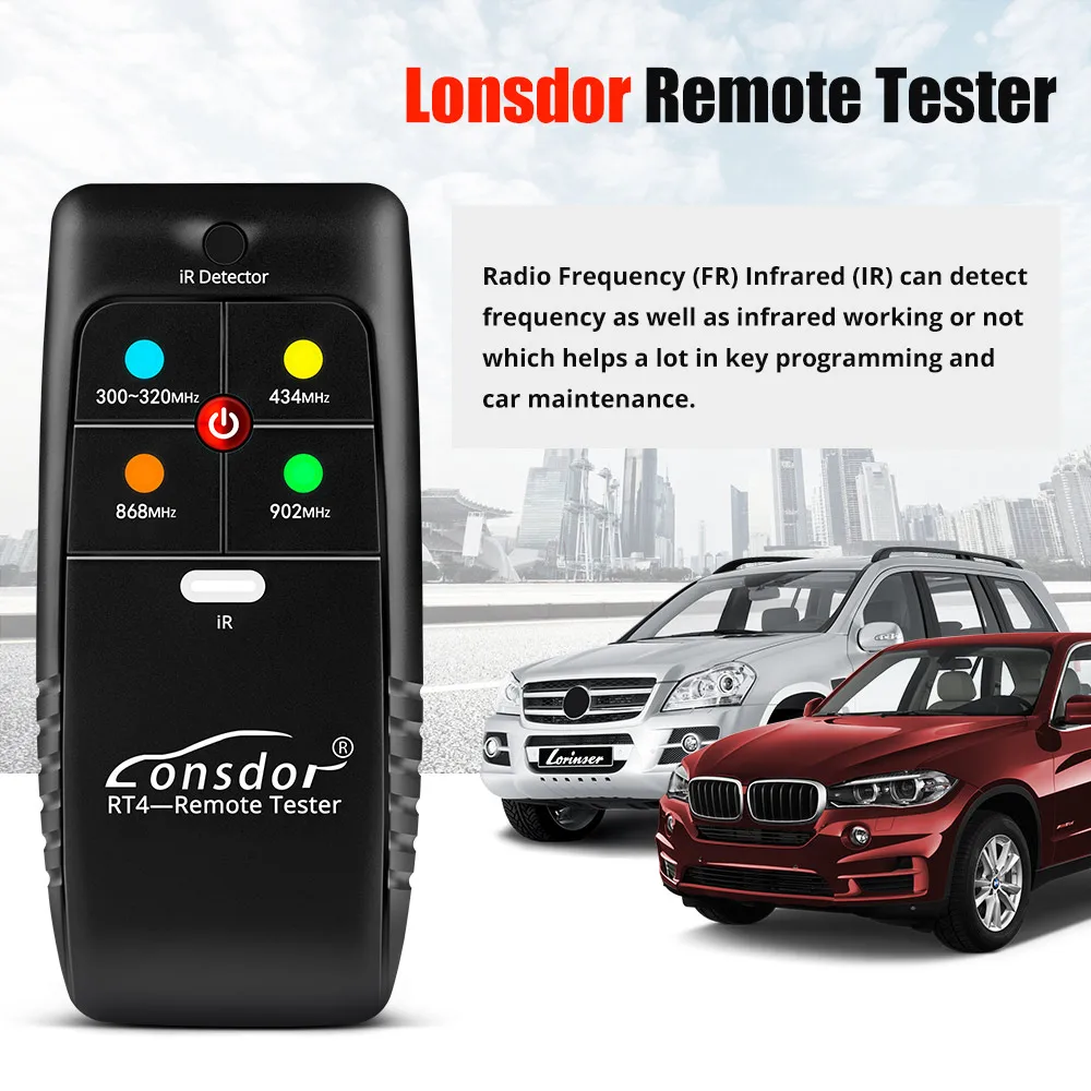 Дистанционный ИК-тестер Lonsdor RT4 315 МГц 434 868 902 | Автомобили и мотоциклы