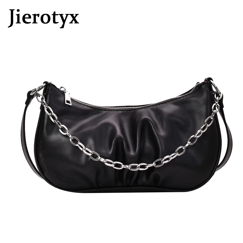 JIEROTYX Luxury Women Fashion Crossbody Bag Metal Chain Strap Shoulder Bags Small Square Handbag For Female 2020 New Sac A Main | Багаж и