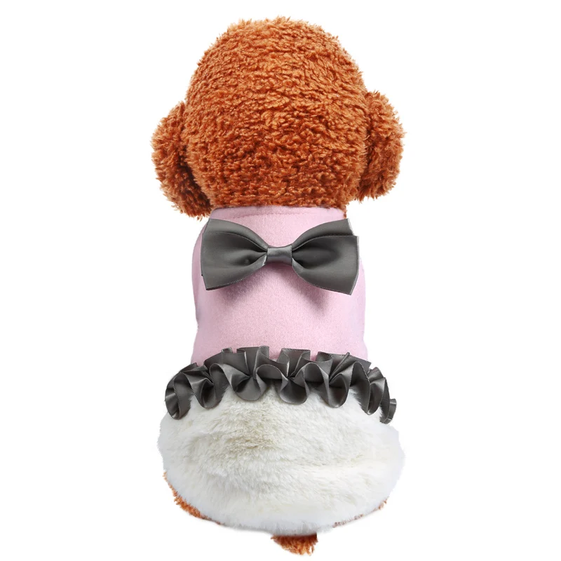 Женская одежда для собак свадебной вечеринки милое женское платье зимние платья