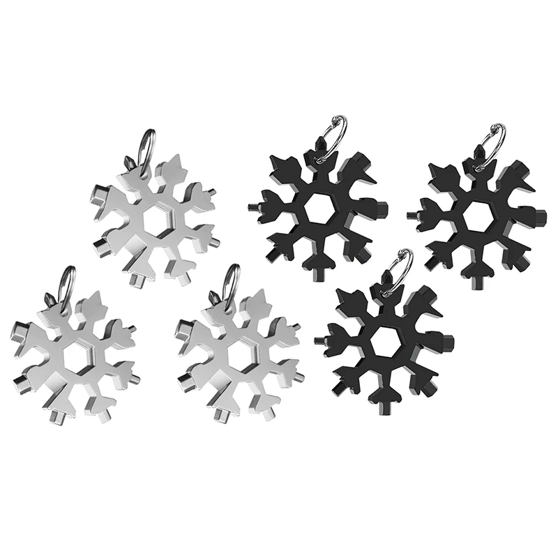 

Снежинка мульти-инструментов, 3 шт. Нержавеющая сталь бутылка-Снежинка открывалка отвертка для путешествий на открытом воздухе Приключени...