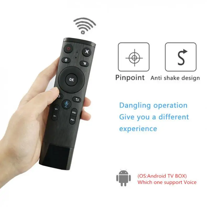 Air mouse Voice беспроводной 2,4G голосовой пульт дистанционного управления для Smart tv Android Box IP tv с USB Приемником
