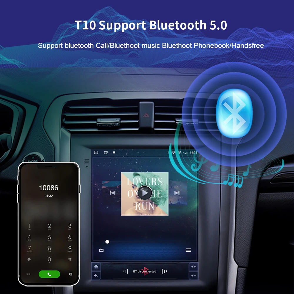 Автомагнитола для Ford Focus Mk 3 2012-2017 Android 10 9 7 дюйма мультимедийный видеоплеер