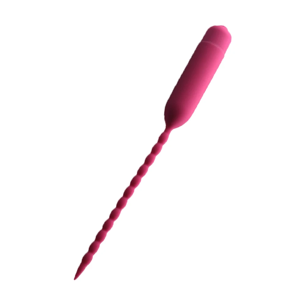 Силиконовый уретральный вибратор Мужской мастурбатор для прыжков яиц