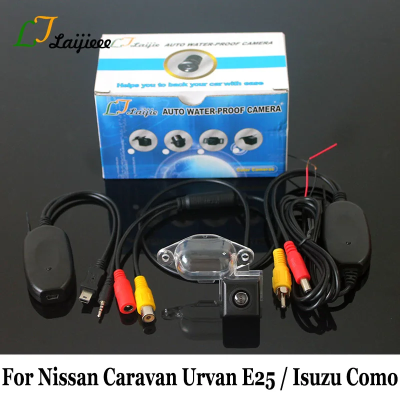 Беспроводная камера заднего вида для Nissan Caravan Urvan E25/HD широкоугольный объектив/CCD